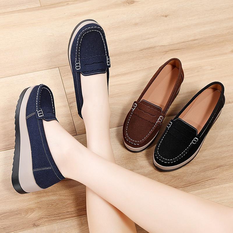 Plus-size New Thick-soled Casual Shoes, Sponge Shoes for Women