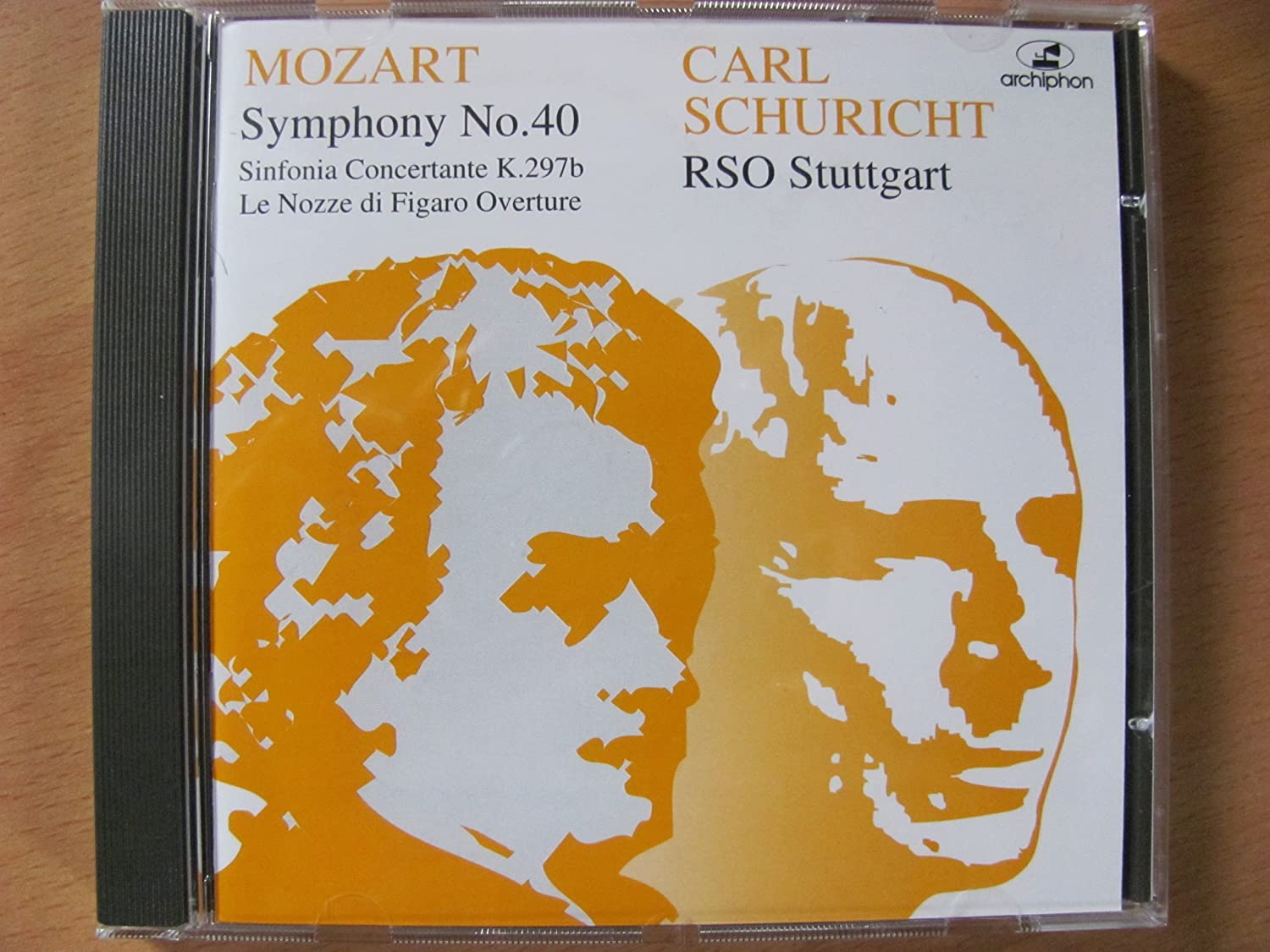 

CD RSO STUTTGART; SCHURICHT - Mozart: Symphony No.40 ARC210 Germany Classical Used