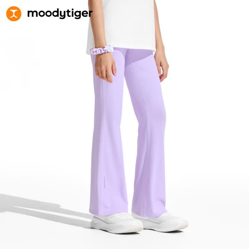 Moody Tiger Girls' Xiaoyunduo A Pro Cooling Micro-Flare Leggings