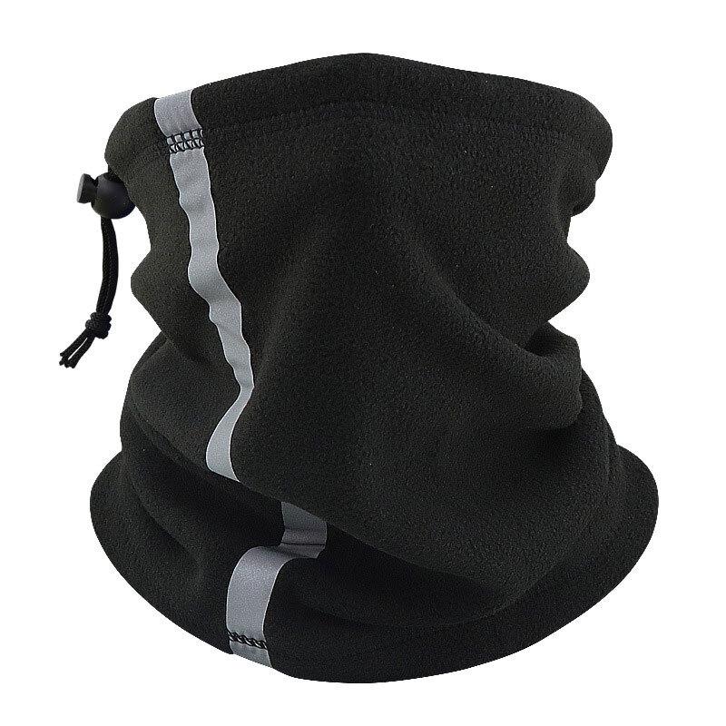 Shenlang Gongzi Winter Fleece Neck Gaiter with Reflective Strip