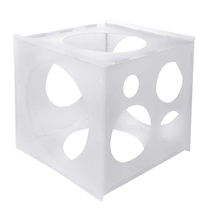 11 Holes Balloon Sizer Box PP Square Balloon Measurement Tool For Balloon Arches