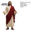 Jesus Figurine 5 Inch with Open Arm Hand Painted Religious Outstretched Hands Figure Statue Resin Christian Sculpture for Spiritual Collection