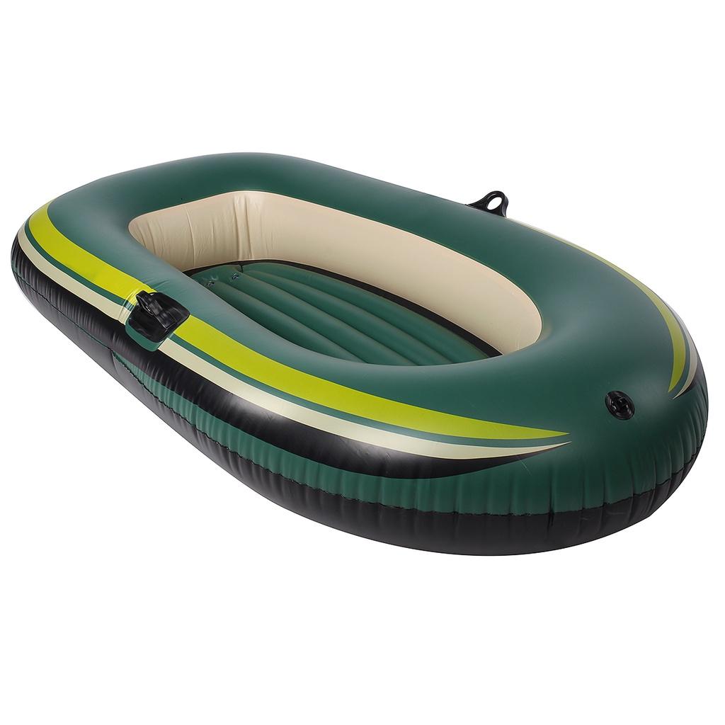 Barca gonfiabile in PVC per 2 persone, ideale per fiume, lago, kayak, canoa, pesca, gommone. Dimensioni: 78,7x47,2x13,8 pollici.