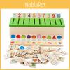 Wooden Knowledge Sorting Box For Kids Age 3 To 7 Educational Cognitive Development Toy