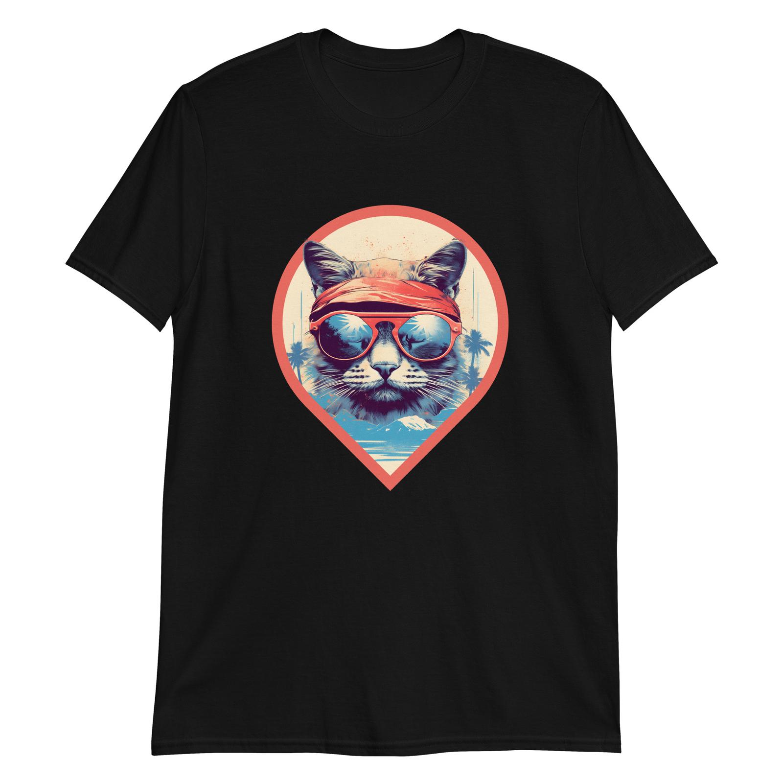 Cool Cat Groove: Vintage Style T-Shirt Mens Womens Tees Top 3XL