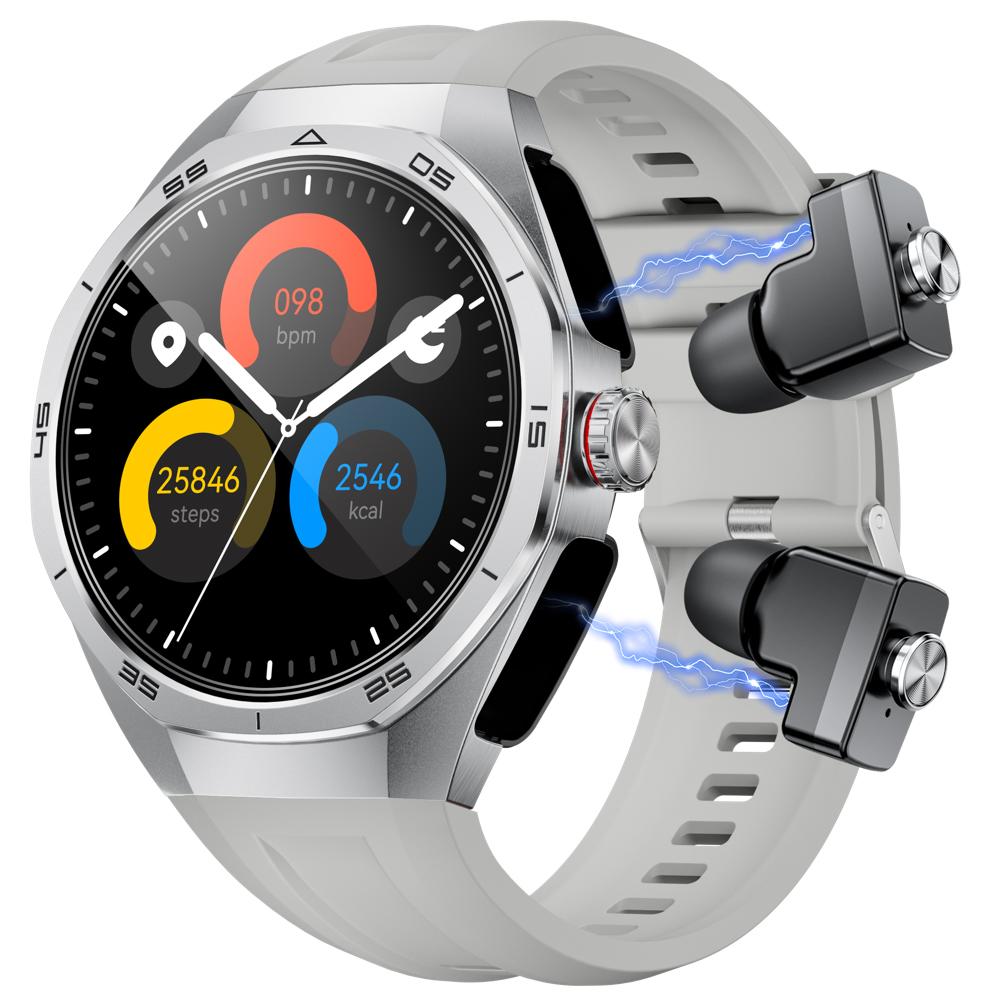 

Outdoor Sports Smartwatch Information Reminder Men Women TWS Wireless Headset Smart Watch Waterproof 2 In 1 Headphone Bracelet