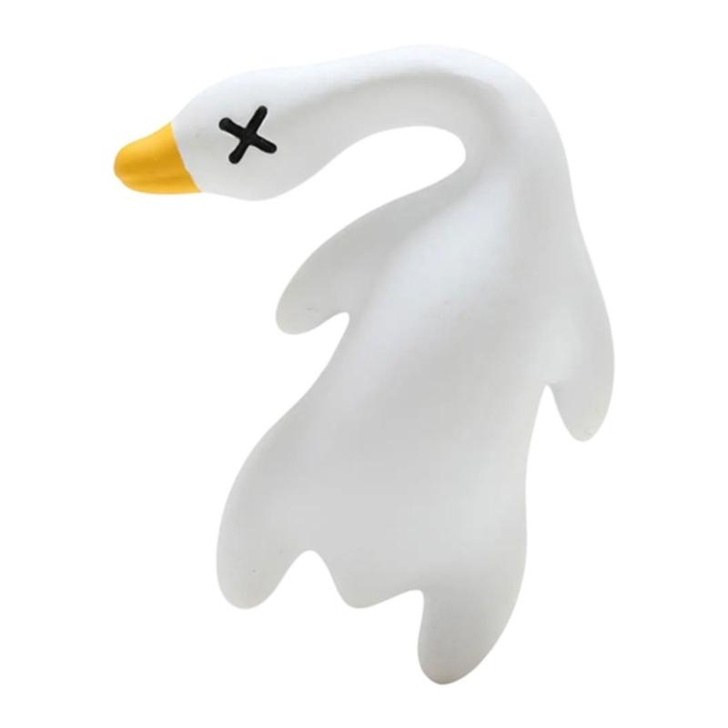 

Resins Roast Duck Refrigerator Magnet Fridge Magnetic Sticker Adds Humor To Your Kitchen and Office Whiteboard Decors білий