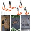 Heavy Duty Wall Mount Iron Hook Anti-Slip Garage Organizer Hanger for Bicycle Ladder Yard Tool Storage