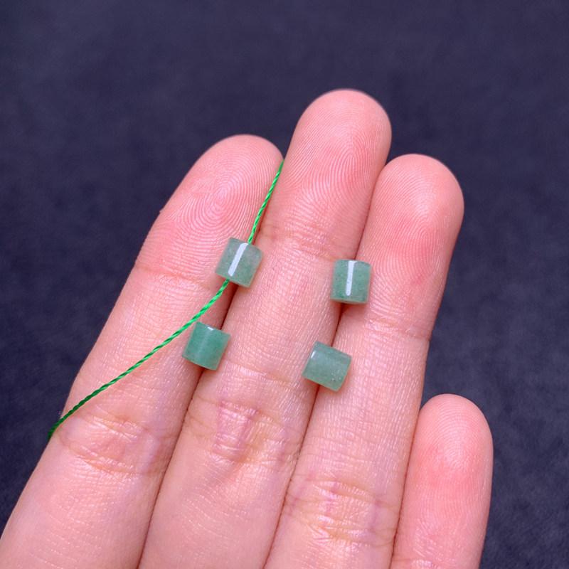 Small Natural Green Aventurine Round Tube Beads for DIY Bracelets, Earrings, Necklaces, Jewelry Accessories