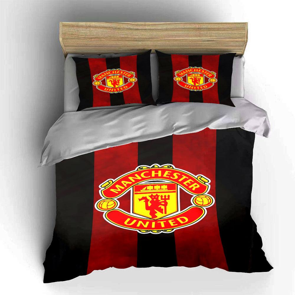 """Manchester United Povlečení""" Povlečení Sada povlaků na přikrývku Povlak na přikrývku Povlaky na polštář""" (1 * Povlak na peřinu 2 * Povlaky na polštář, bez náplně do peřiny)