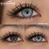 1pair Color Contact Lenses for Eyes Brown Contacts Lenses Fashion Blue Eyes Lenses Yearly Gray Eye Contacts Green Lens