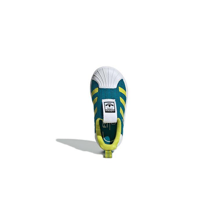 Adidas Originals 360 I Mesh Breathable Low-Top Walking Shoes Baby Shoes Blue White Green FX4914