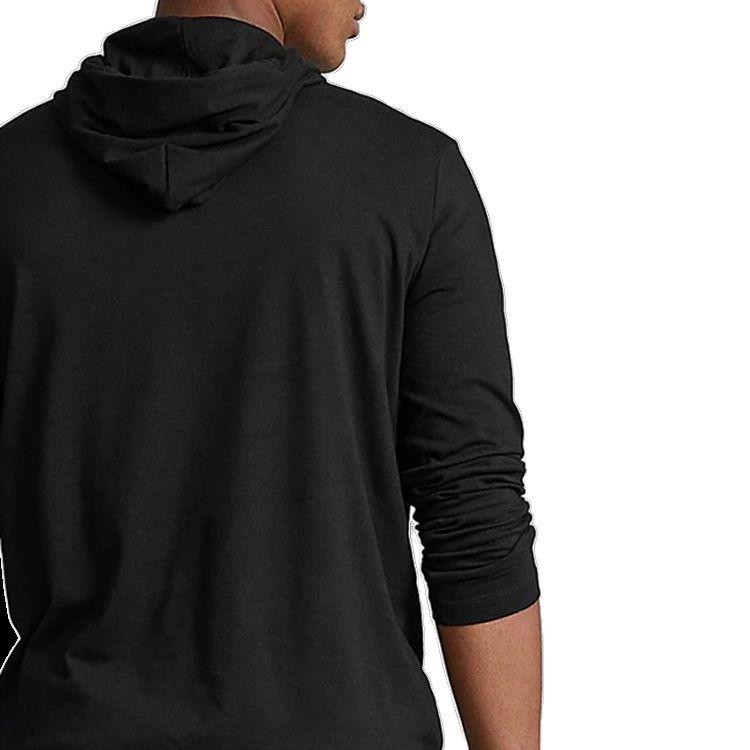 Polo Ralph Lauren SS23 Solid Color Small Pony Embroidered Casual Hoodie Men Hoodies Black 710768063-002