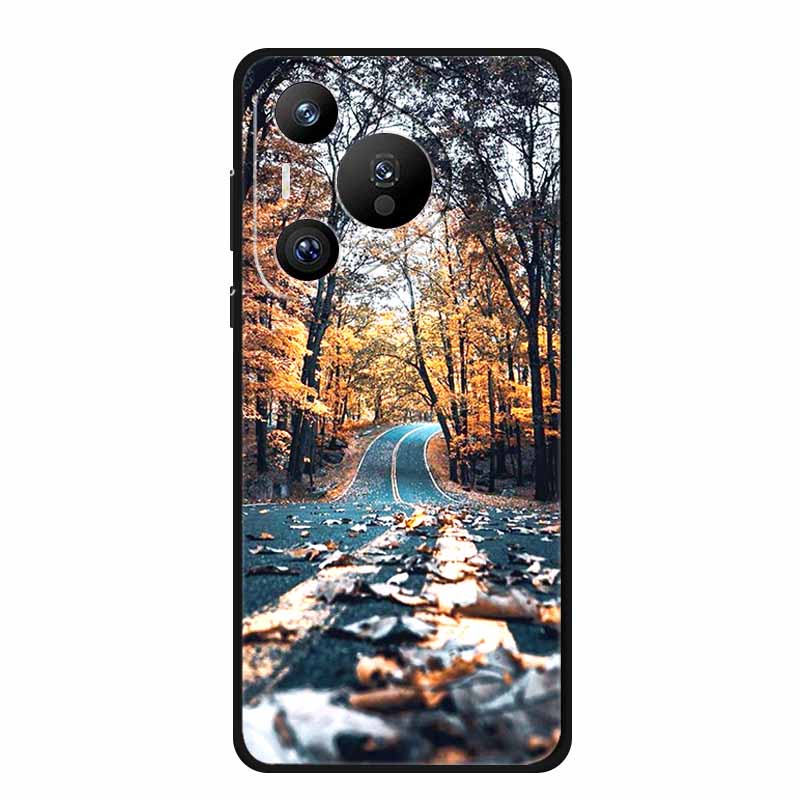 For Huawei Pura 70 Pro Case Pura70 Pro Plus Coque Black Silicone Soft Back Cover For Huawei Pura 70 Ultra Phone Case Funda Shell