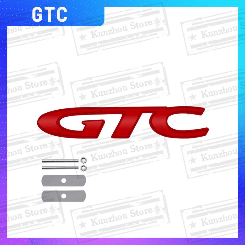 1PCS Metal GTC Logo For Opel Zafira Mokka Meriva Insignia Corsa Astra Adam Vauxhall Emblem Car Front Grille Rear Trunk Sticker rz3