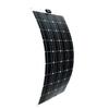 20W SemiFlexible Monocrystalline Solar Panel with Dual USB Ports for For Roof Mounted Use and Portable 12V Device Charging