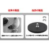 Neodymium Magnet Rubber Strong Magnetic with M8 Threaded Neodymium Magnet Magnetic Mount for LED Work and Car Vehicles Base, Coated, Type, Round,