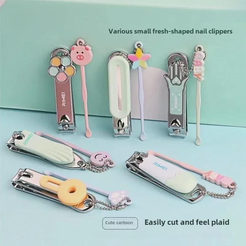 Jinda 066 Student Cartoon Nail Clippers with Ear Spoon and File