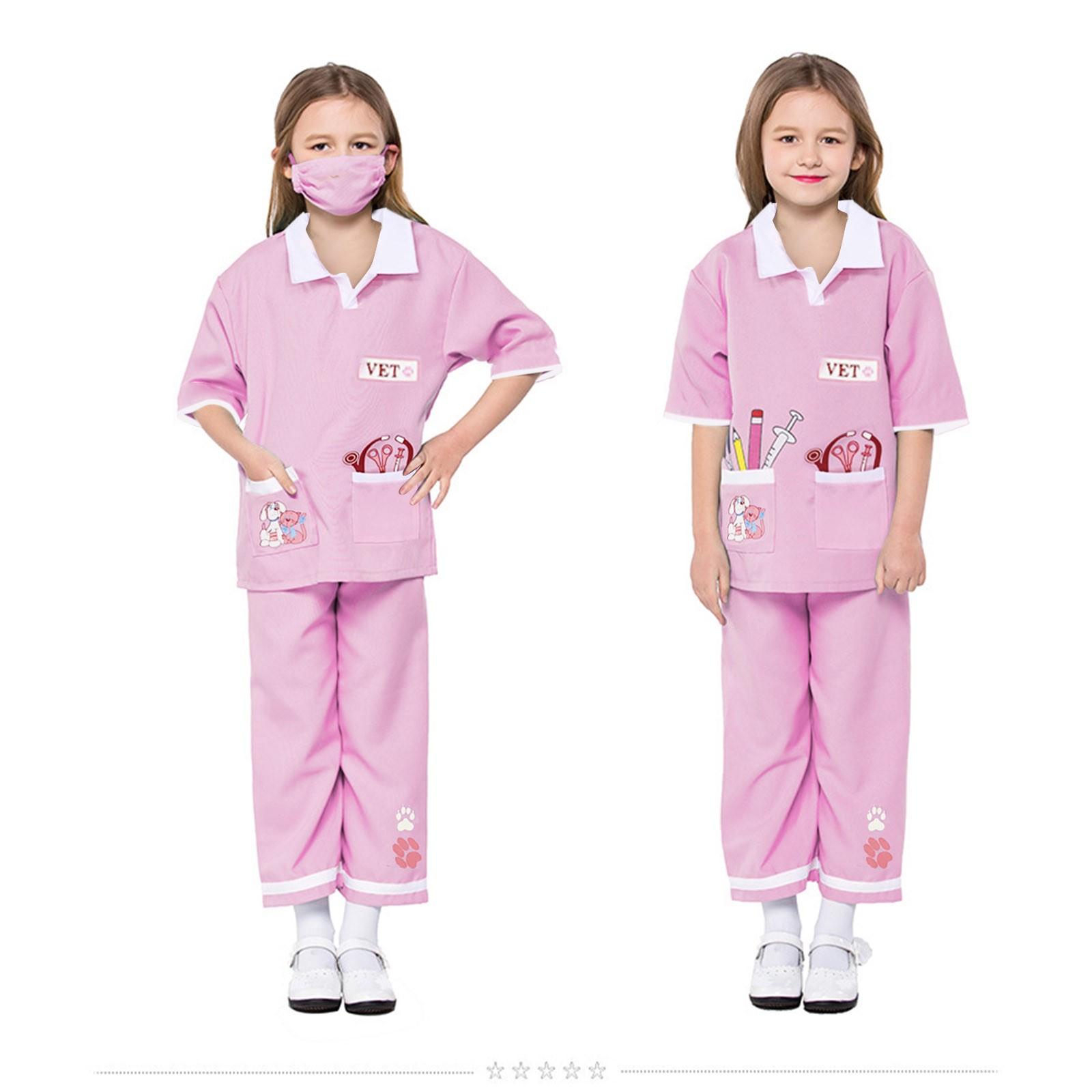 

Детский костюм Костюм невесты-зомби для косплея Костюм для выступления Маскарадный костюм XS розовый