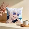 Fashion JJujutsu Kaisenes Cushion Cover Stylish Washable Pillow Cover Ideal for Couch Bedroom Car Decoration