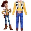 Colorful Toy Story 4 Woody Cosplay Costume For Kids Featuring Long Sleeves Jumpsuit