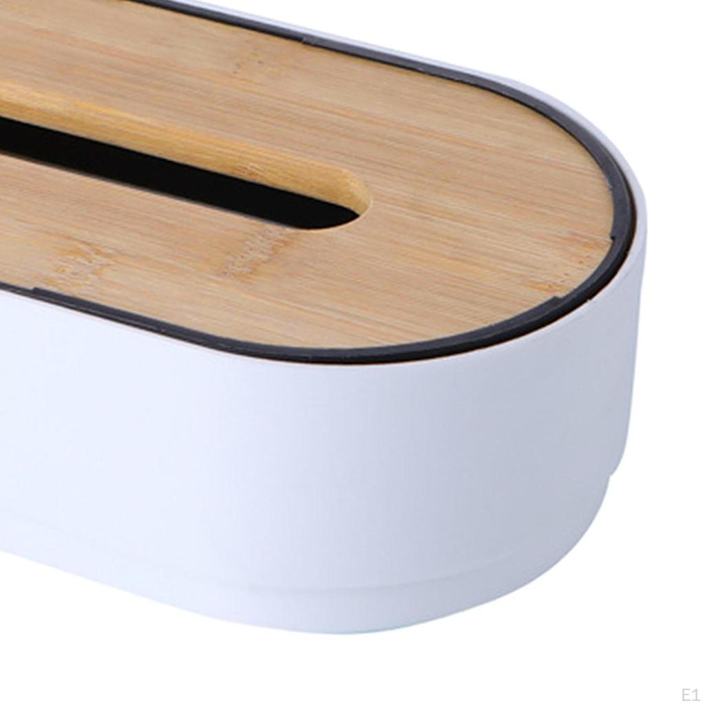 Elegant Wooden Tissue Box Organizer for Home and Office