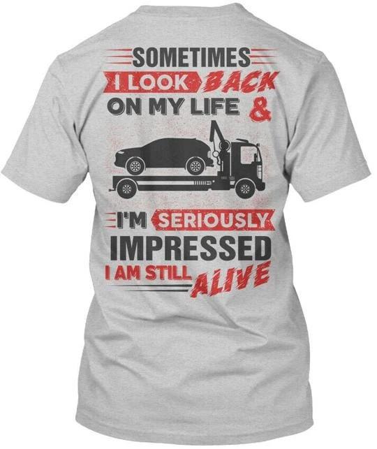 Fun Sarcastic Tow Truck Operator Tee T shirt Made in the USA Size S to 5XL S