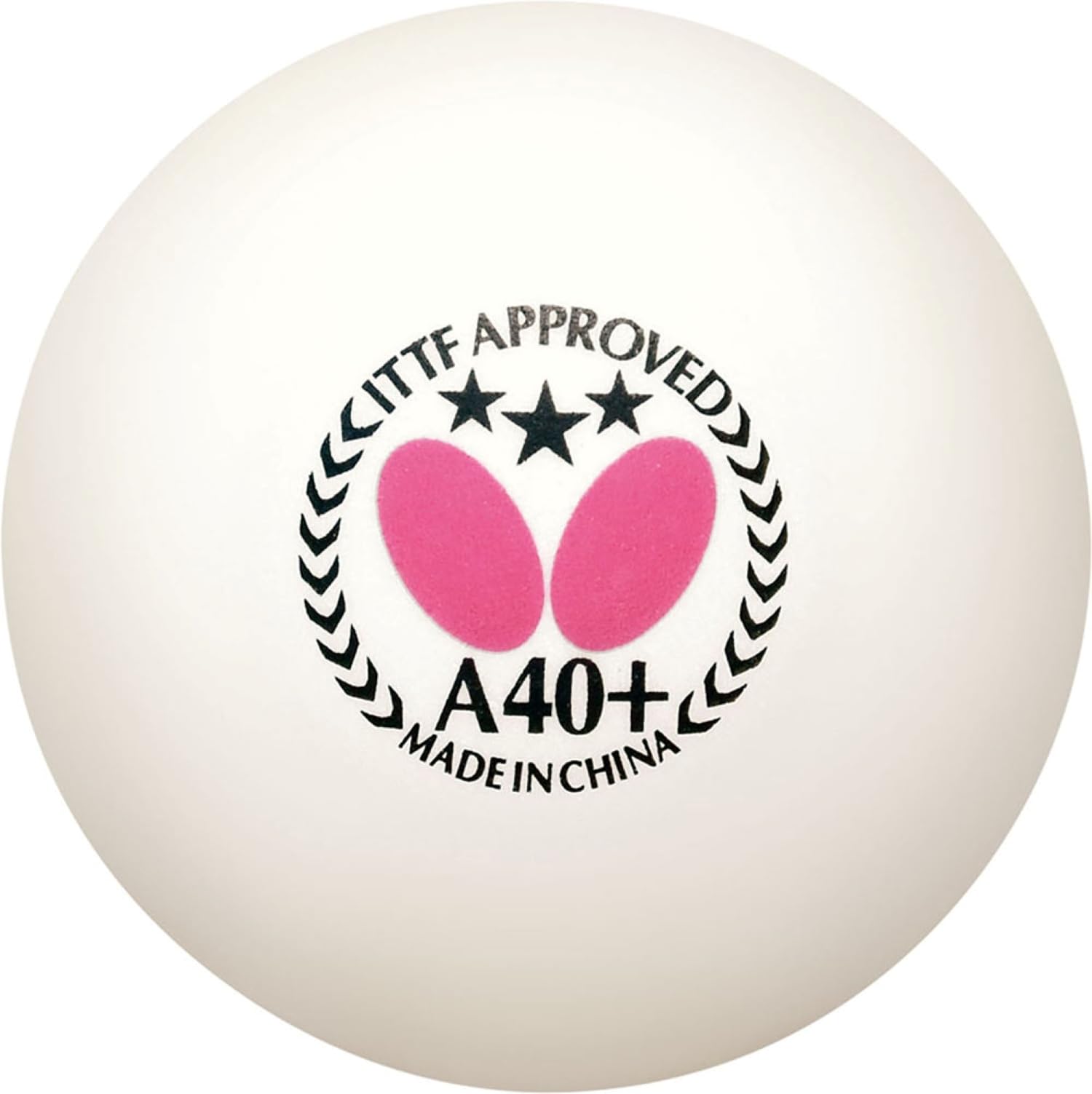 

Butterfly three star ball A40+ 6pcs white 95780 белый