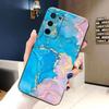 Aquarellmalerei Marmor Handyhülle Für OPPO F31 A5X A6X A5 A6 A17 A16 A38 A53 A54 A55 A57 A58 A60 A74 A78 A92 A93 A94 Hülle