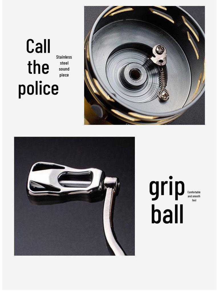 Compact All-Metal Spinning Reel: Gapless Micro Lure, Long Cast, Sea Fishing Rod Reel