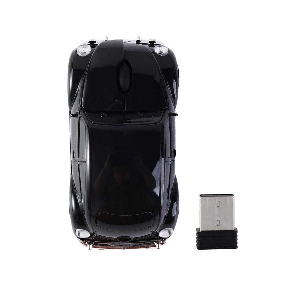Car Shape Wireless Mouse with Receiver Wireless Ergonomic 2.4GHz Mouse 1000DPI AAA Batteries Power Gaming Mouse