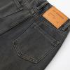 JOY SPEAKER 2025 Fall High-Waist Split Denim Midi Skirt
