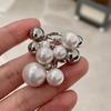 Silver Pearl Beaded Ring