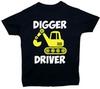 Digger Driver Baby Children T-Shirt Top 0-3M To 5-6Yrs Boy Girl Farmer Builder