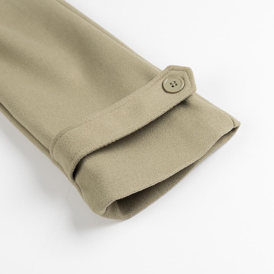 2024 Women’s Winter Wool Coat: European & American Style, Large Lapel, Single-Breasted, Waist-Defining