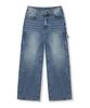 ULIFEZIP Zebrie Carpenter Wide Pants 4 Colors [Ulzd_0042]