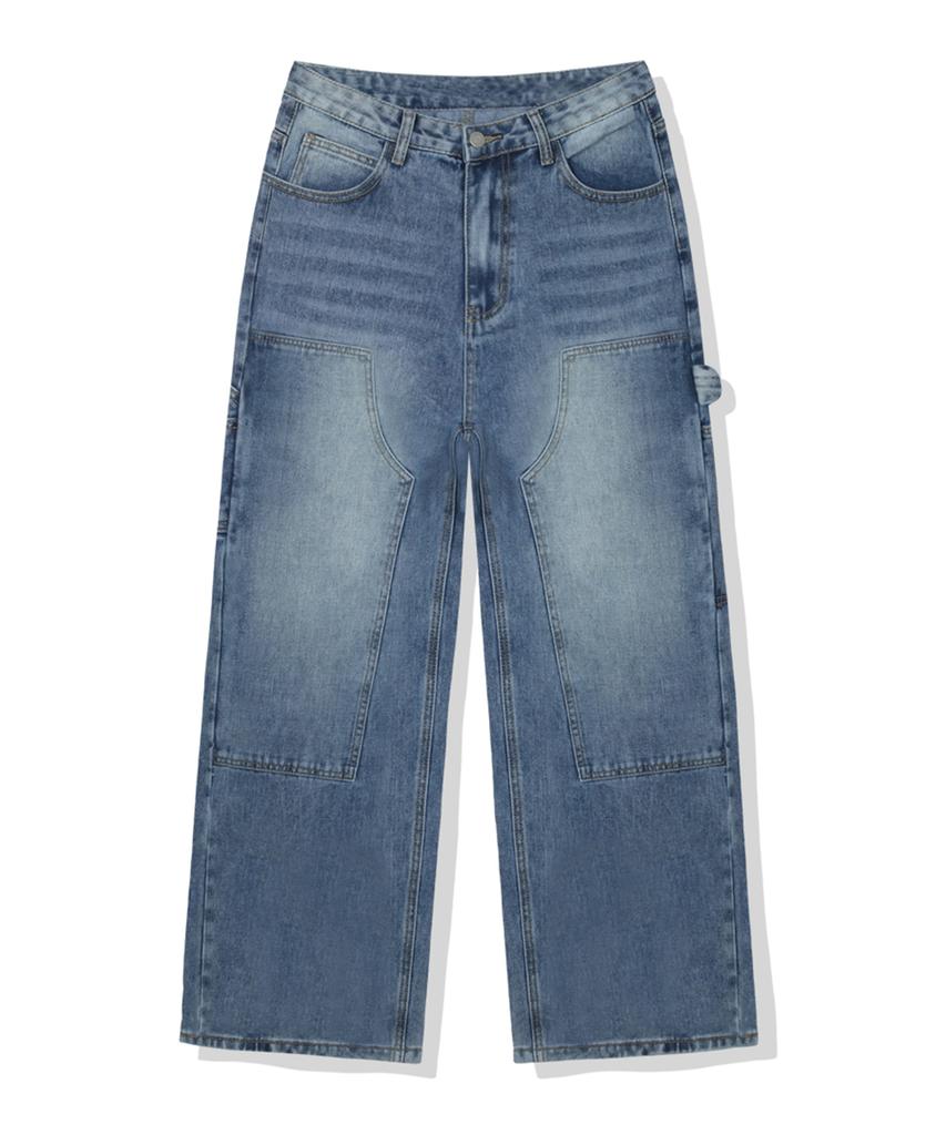 ULIFEZIP Zebrie Carpenter Wide Pants 4 Colors [Ulzd_0042]