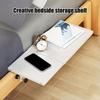Bedside Shelf Retractable Carbon Steel Shelf for Bed Space-Saving Organizer for Home Bedroom Storage 15kg Load Capacity