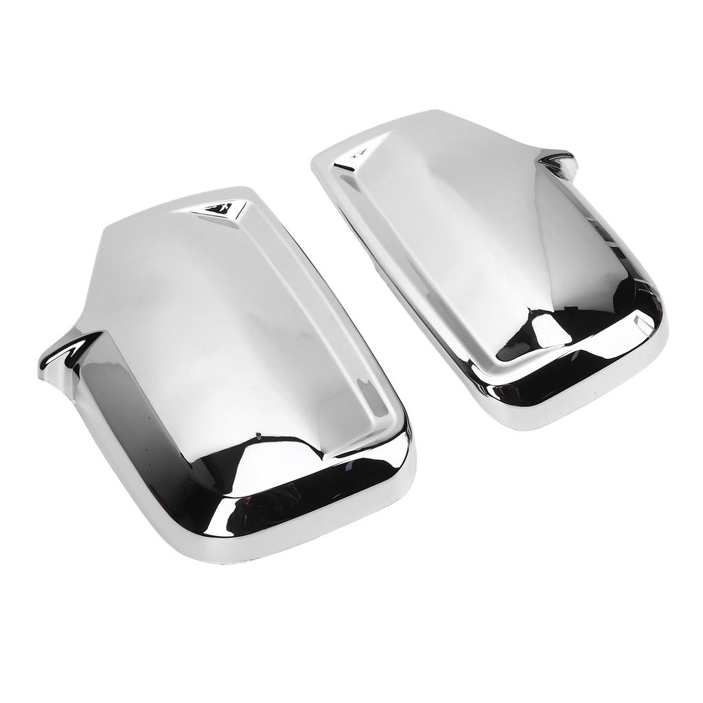 1 Pair Door Wing Mirror Chrome Casing Cover Shiny Left Right Rearview Side Mirror Shell Replacement for Sprinter W906