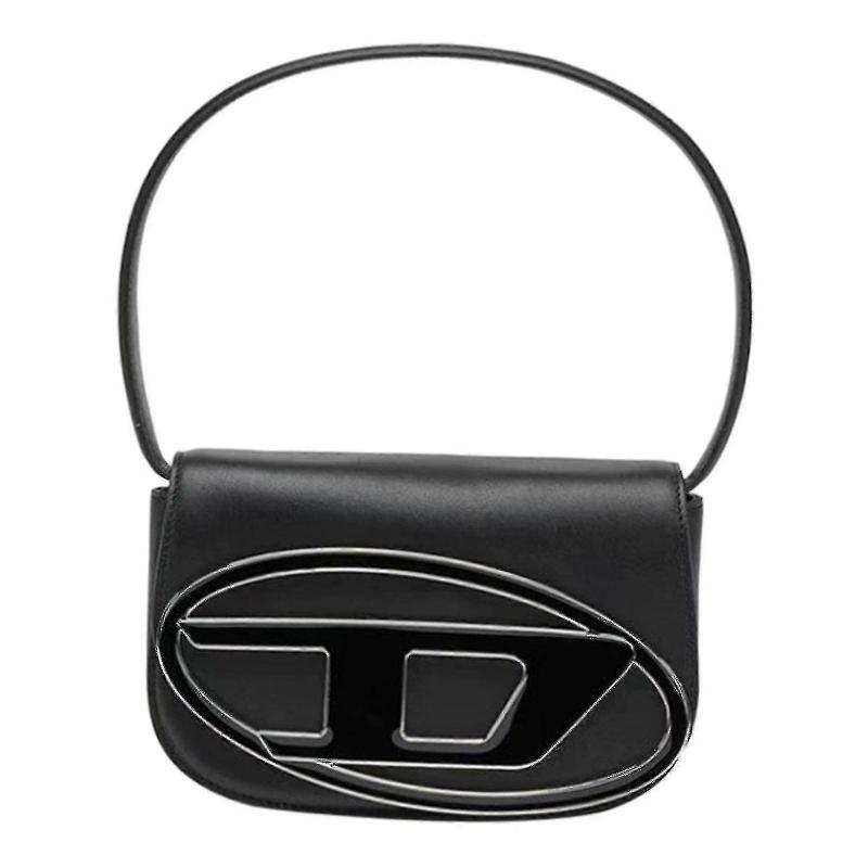 Trendy lehká dámská taška přes rameno/psaníčko z černé PU kůže