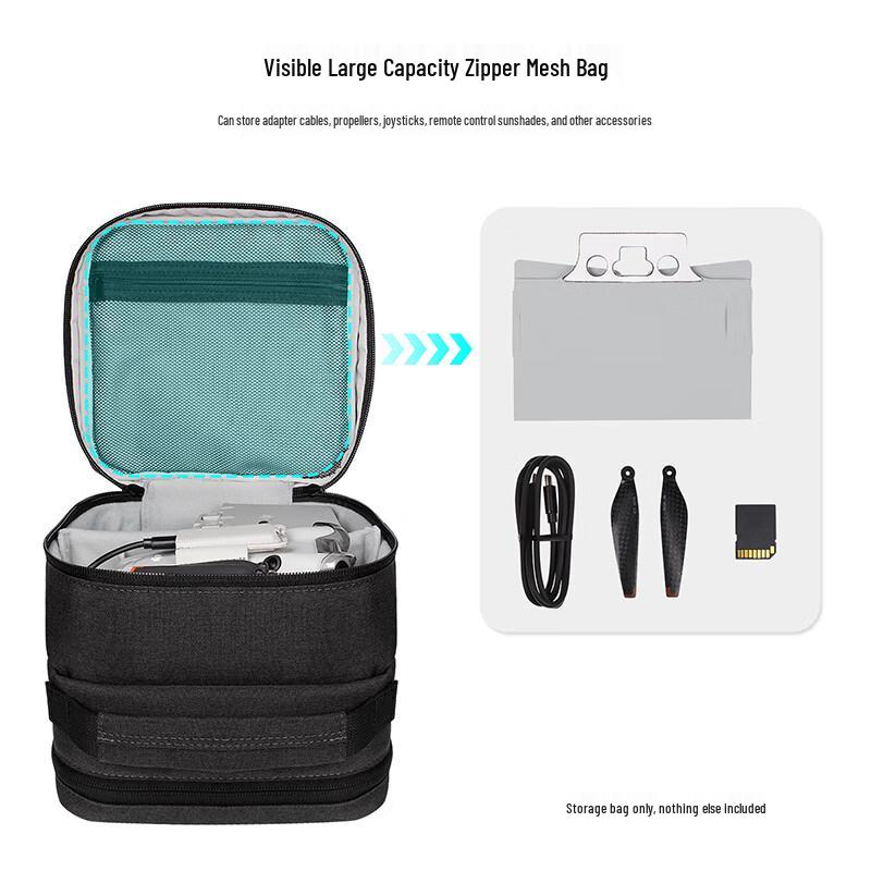 QISYKER DJI Mini 4 Pro Drone & Remote Carrying Case