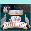 Wooden Card Holder Poker Rack With Extended Design For Card Enthusiasts