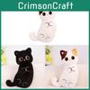 Cute Threecolor Cat Plush Pillow With Pp Cotton Filling For Kids And Adults