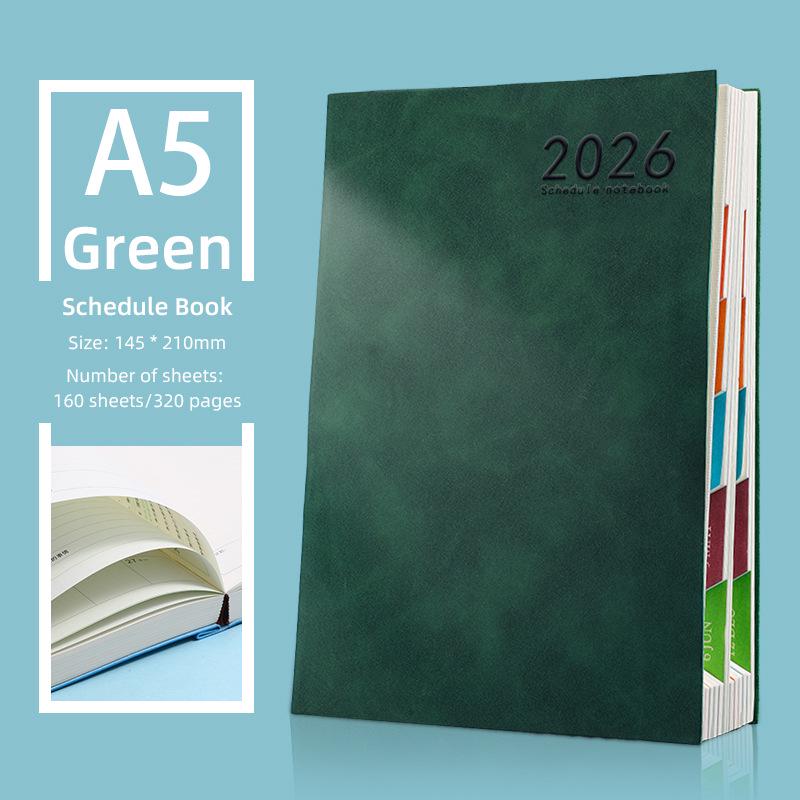 Cross-border English A5 Schedule Book: Custom Logo High-Value Notebook Planner In Stock