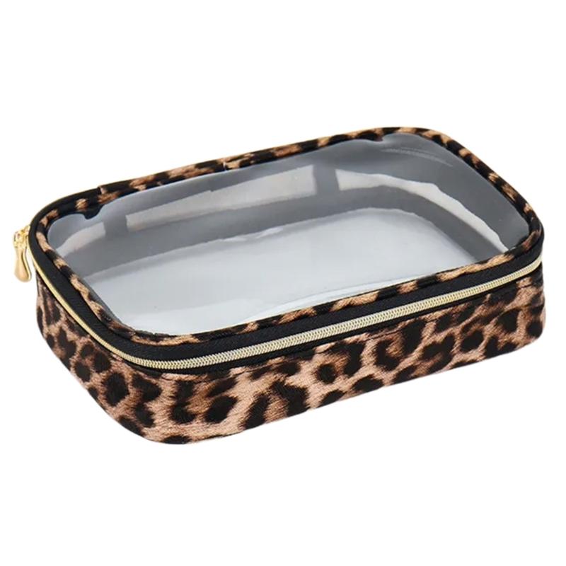Portable Cosmetic Organizer Bag with Spacious Interior for Makeup Brushes for Beauty Enthusiasts and Frequent Traveler