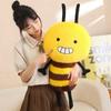 Cute Simulation Yellow Bee Doll Plush Toy Little Bee Doll Children's Soothing Rag Doll Birthday Gift