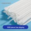 ZISIZ 1000-Piece Disposable Foldable Straws