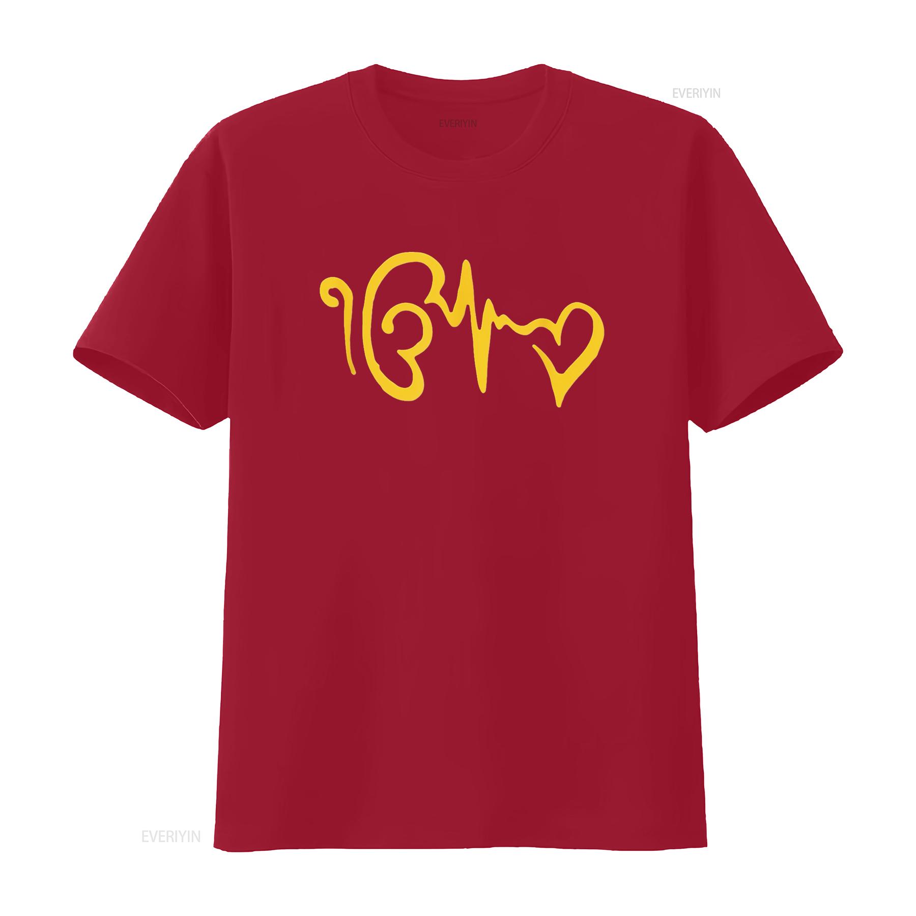

Mens Yellow Sikh Ik Onkar Heartbeat Sikhism T Shirt Black X Large vintage Washed Versatile designer clothes S