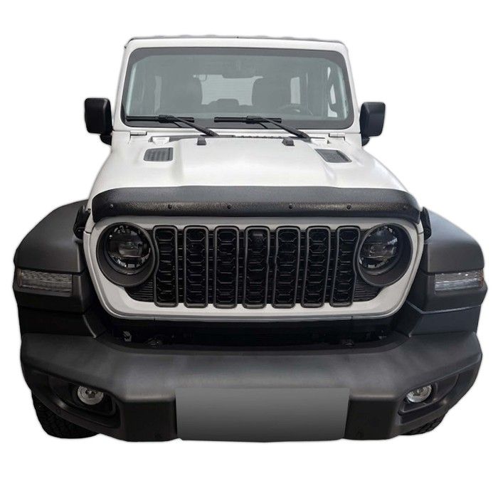 SCOUTT | Bra Capot Déflecteur Protection Pour Jeep Wrangler Rubicon JL Depuis 2018, Aérodynamique, Assemblage Facile