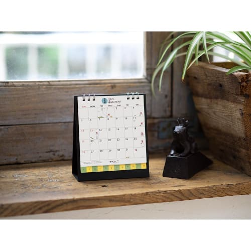 Midori 2025 Calendar Tabletop S Old Man Pattern 31311006